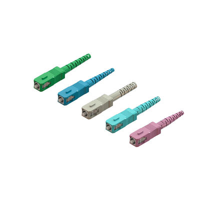 Καλή τιμή Γρήγορη συναρμολόγηση Multimode SC Fiber Connector με ποικιλία χρωμάτων σε απευθείας σύνδεση