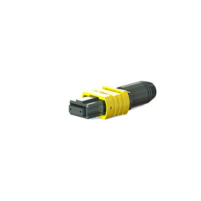 Καλή τιμή Μίνι Καλώδιο MPO Connector 3.8mm στρογγυλό κάλυμμα Οπτικών Ινών μεταλλικό ένθετο ελατήριο ώθησης σε απευθείας σύνδεση