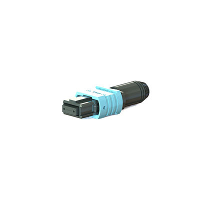 Μίνι 36mm MPO οπτικός σύνδεσμος Aqua Fiber Optic Pigtail Connector