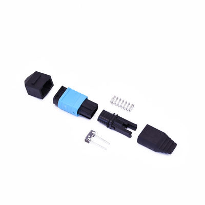 Καλή τιμή 3.0mm MT-MPO OM3 Fiber Connector 16/32 Core Offset Key Fiber Array Support Σχεδιασμός καλούπιας σε απευθείας σύνδεση