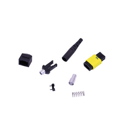3.6mm MTP MPO συνδετήρα Fiber Kit αρσενικό / θηλυκό με MT Ferrule Om3 διαφορετικό χρώμα